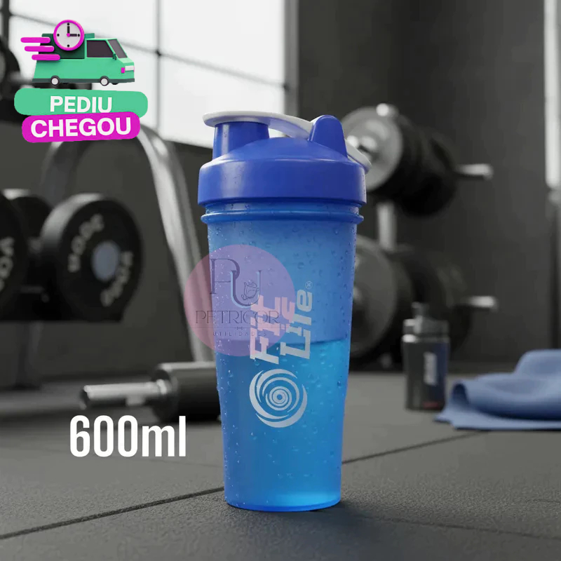 Coqueteleira Shakeira FIT LIFE Copo Shaker para Academia com Blender ...