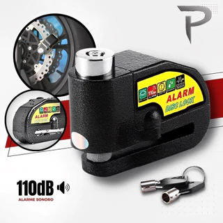 Trava Cadeado De Freio Disco Com Alarme Sonoro Para Moto em Oferta na Shopee