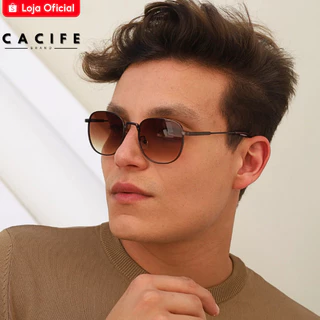 Oculos de Sol Redondo Marrom Café Premium Classico Original Tendencia uv400 Masculino Feminino em Oferta na Shopee