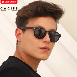 Óculos de Sol Redondo Preto Premium Classico Tendencia Vintage uv400 Masculino Feminino em Oferta na Shopee