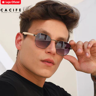 Oculos de Sol Hexagonal Grafite Hastes Bambu Classico Moda Praia Verão uv400 Feminino Masculino em Oferta na Shopee
