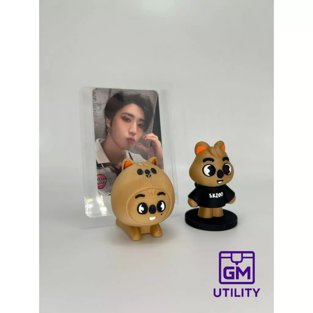 置物 DZONGKHA 🔥PROMO 6.6🔥 KIT Quokka 🐿️ ( Suporte Pijaminha Photocard Holder