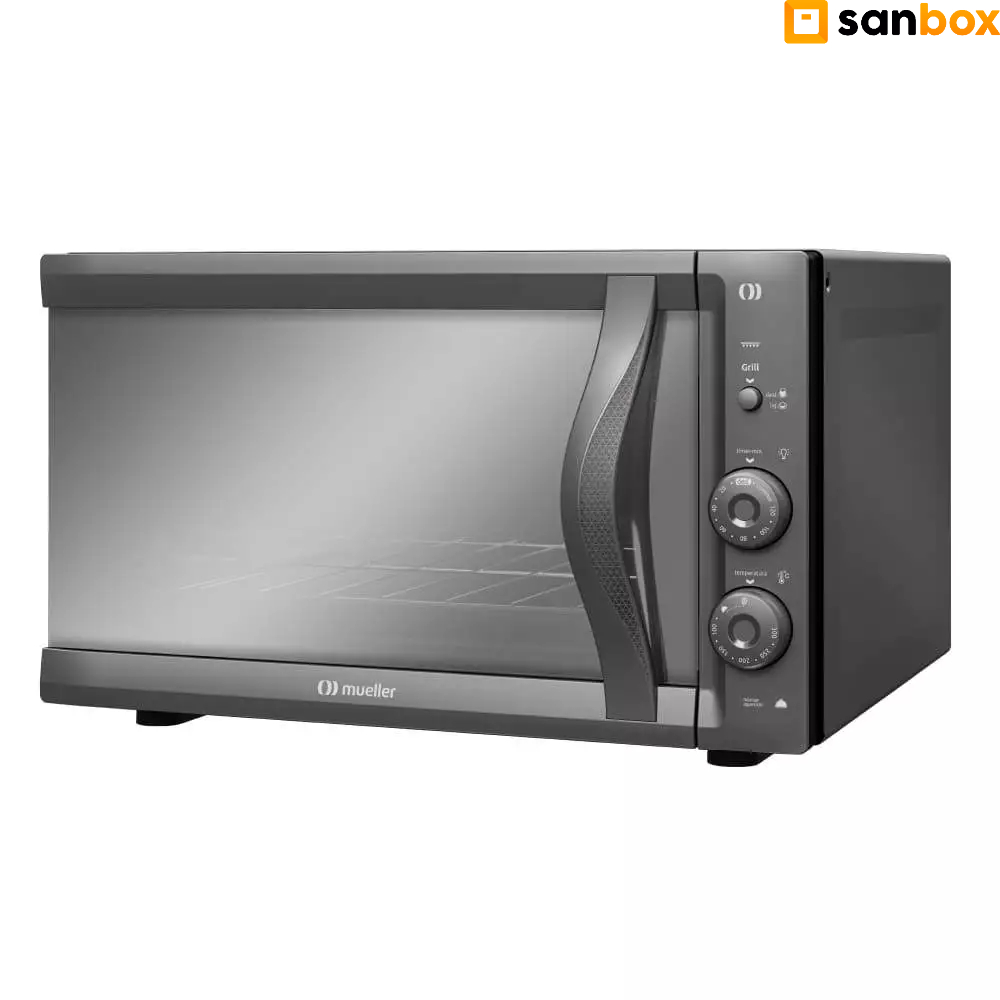 Forno Elétrico de Bancada Mueller MFB50F Espelhado 50L Vidro