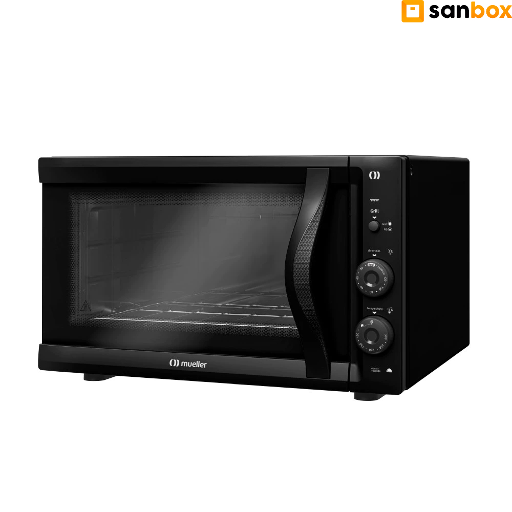 Forno Elétrico de Bancada Mueller MFB50F 50L Vidro Duplo&amp