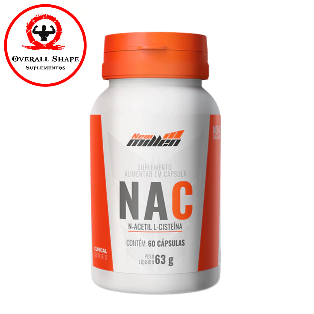 NAC (N-Acetil L-Cisteína) 60 cápsulas - New Millen | Shopee Brasil