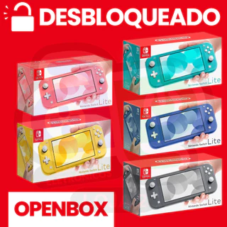 Nintendo Switch Lite Desbloqueado Open Box Cartão de Memória Original 64gb 128gb 256gb 512gb