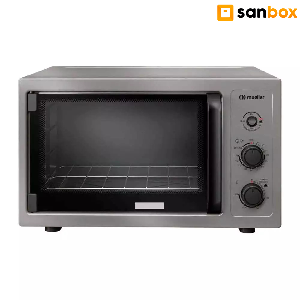 Forno Elétrico De Bancada Mueller Mfb50b 50l Com Grill Titan