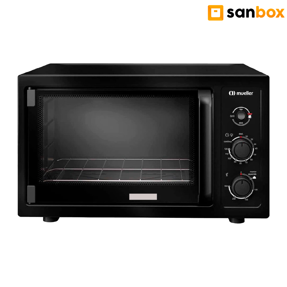 Forno Elétrico De Bancada Mueller Mfb50b 50 Litros Com Grill