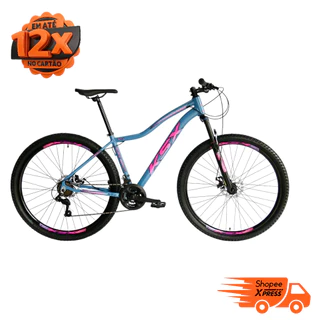 BICICLETA BIKE ARO 29 MTB ALUMÍNIO KSX SD7 21V MARCHAS INDEX CABEAMENTO INTERNO UCL FEMININAA em Oferta na Shopee