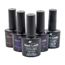 Kit  Preparadores-Primer-Top Coat /Base Gel/ Primer /Ph balancing  Real Love/unidade em Oferta na Shopee