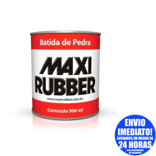 Batida de Pedra 900ml Maxi Rubber Cor Branco Tinta Base Água em Oferta na Shopee