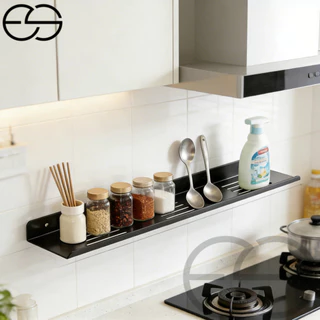 Kit 2 Prateleiras Suporte Saboneteira Para Parede Banheiro Cozinha Shampoo Sabonete 50cm 60cm Metal em Oferta na Shopee