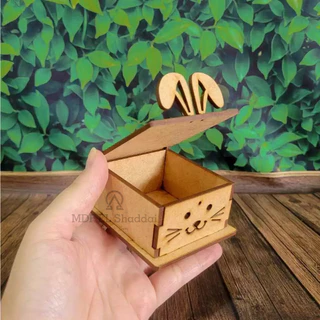 Caixa Bis Mini Coelho de Páscoa Lembrancinha MDF Chocolate Cestinha em Oferta na Shopee