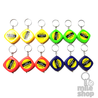 Kit com 10 20 30 40 chaveiro 1 metro mini trena escoler cor e ideal para lembrancinha festa evento