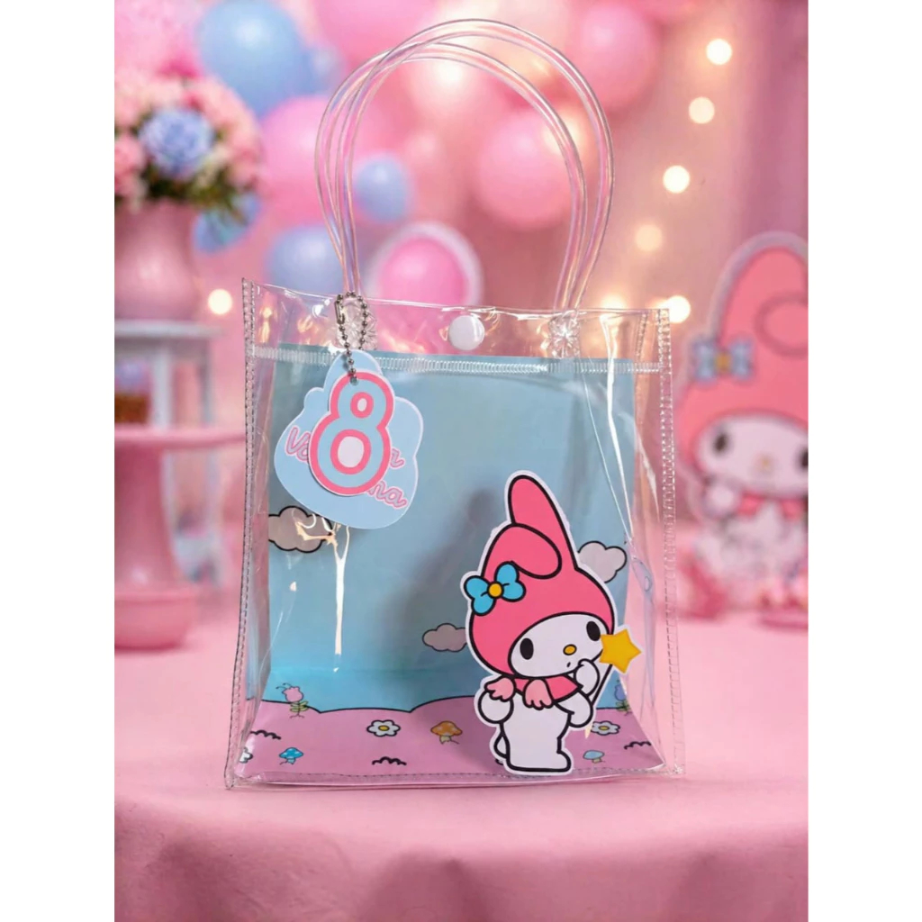 FUNDO PARA SACOLINHA PVC TRANSPARENTE+ TAGS +APLIQUE / DECORAÇÃO MY ...