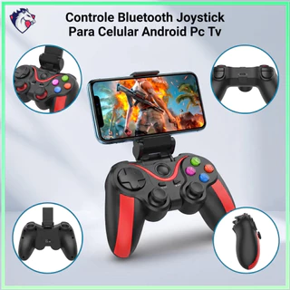 Controle Gamer Sem Fio Bluetooth AL-G7 400mAh Recarregável para Android iOS PC TV e Console