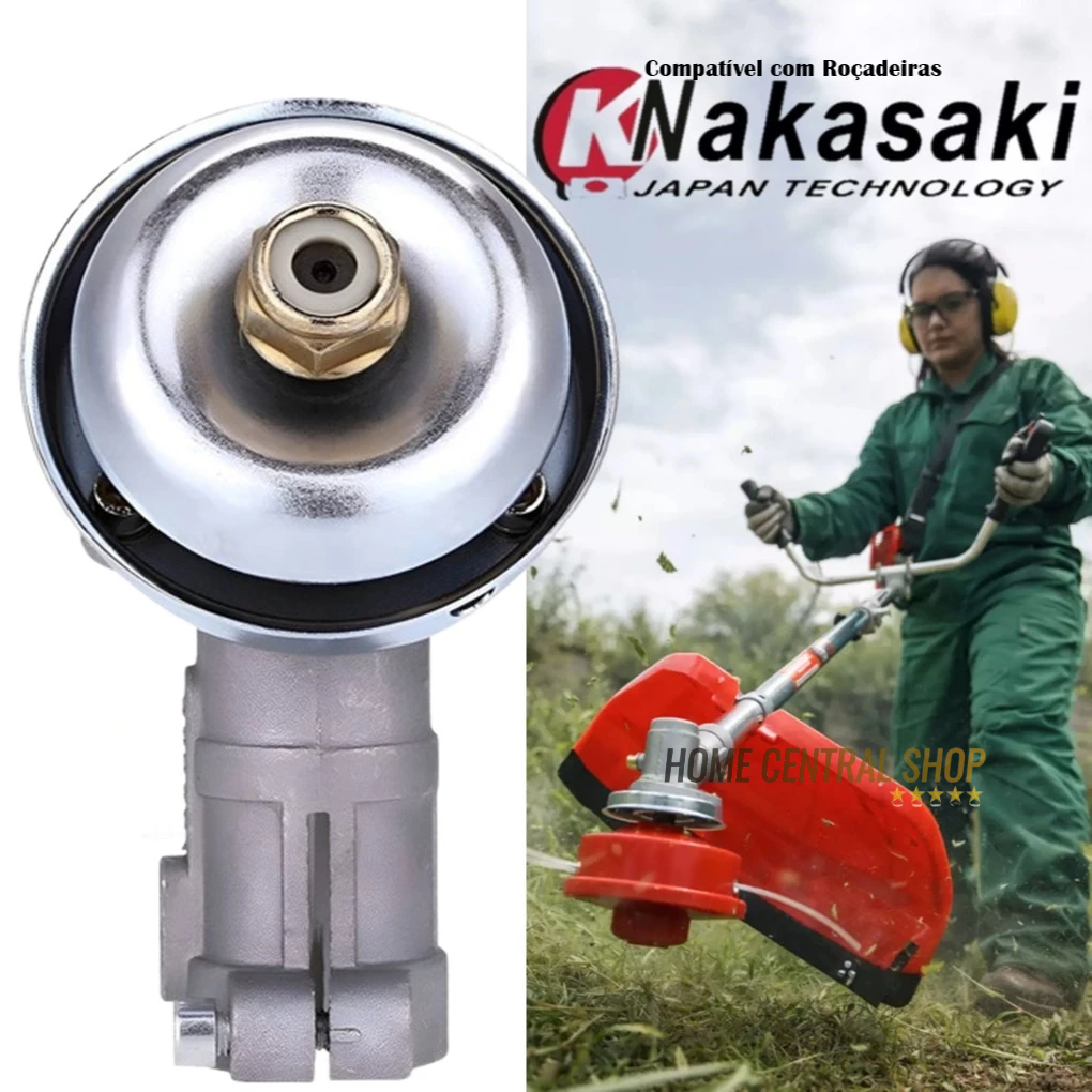 Caixa Transmissão Ponteira Para Roçadeira Nakasaki 62cc 63cc 65cc
