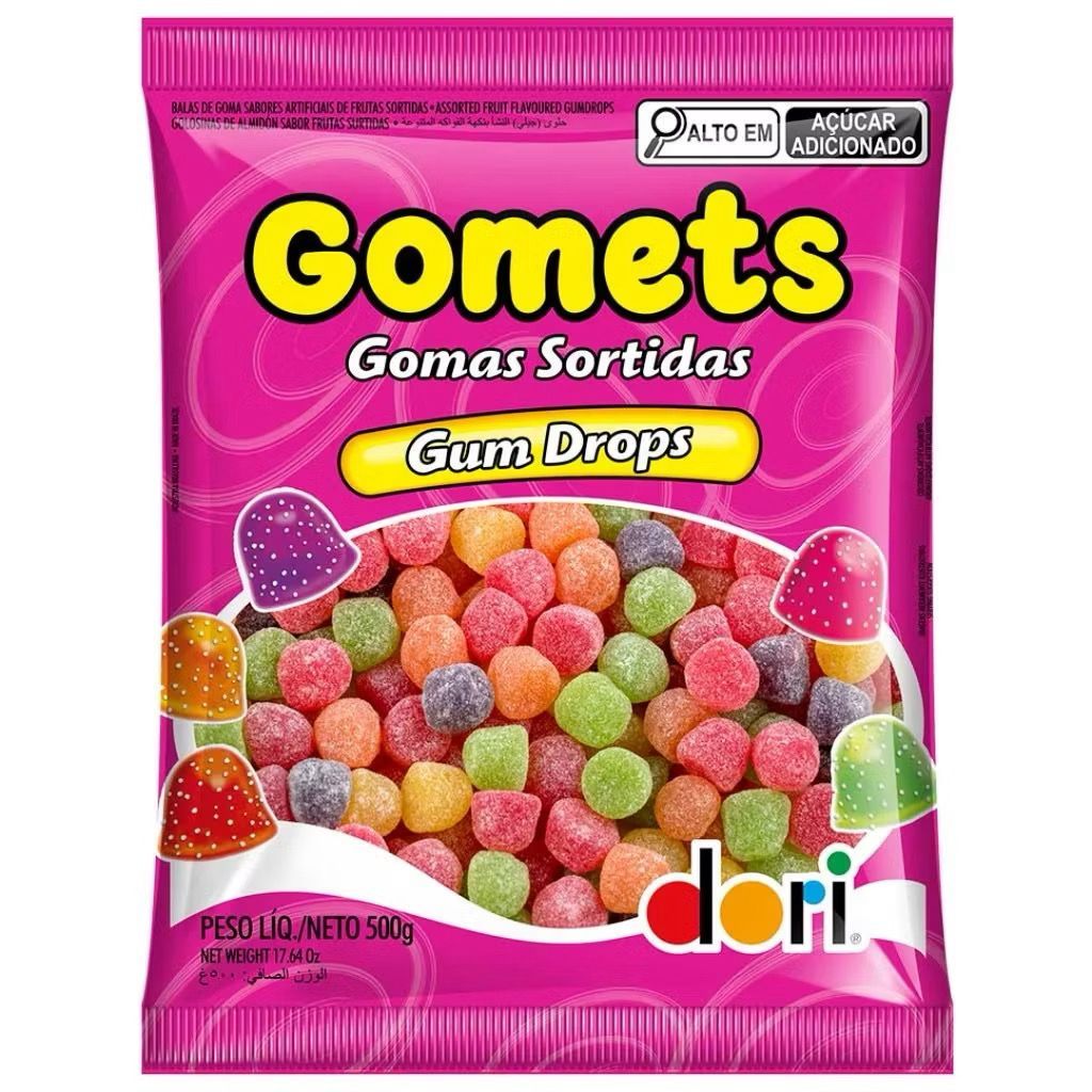 Goma Goma Gomets 500g Sortido Kit Festa Infantil Dori | Shopee Brasil