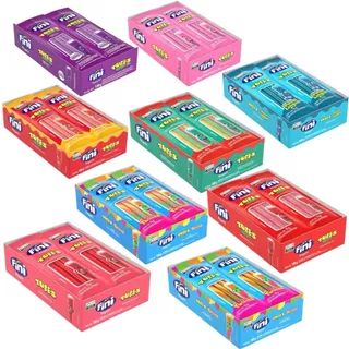Balas De Gelatinas Tubes 15gr C/12 Unidades Fini Balas Crianças