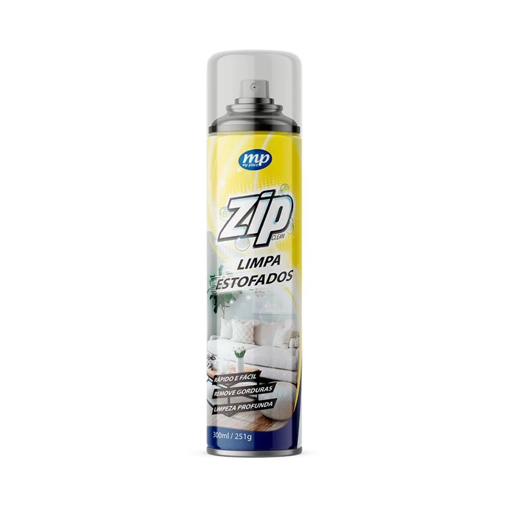 Kit C/2 Limpa Estofados Spray Zip 300ml My Place Carro e Sofá - Imagem 4