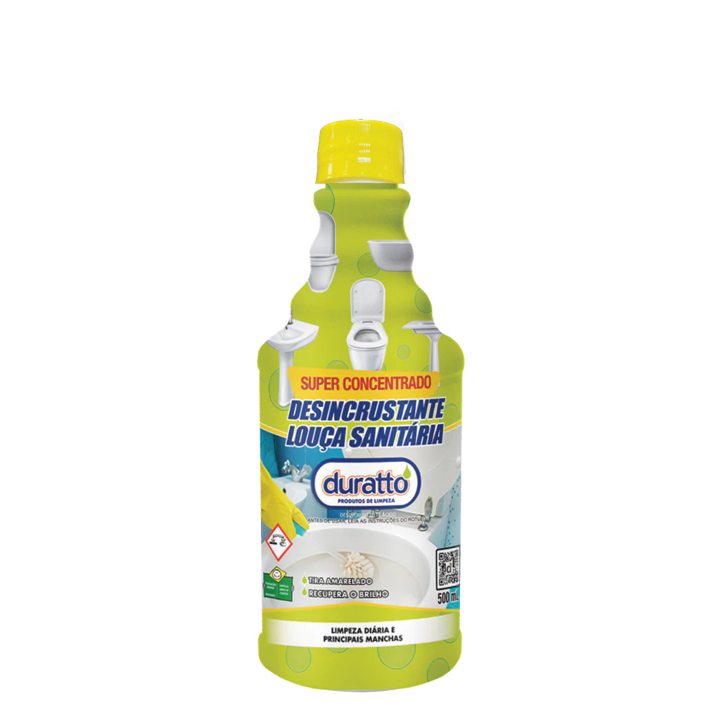 Desincrustante Louça Sanitária 500ml Duratto | Shopee Brasil