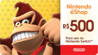 Gift Card Digital Nintendo - R$ 500