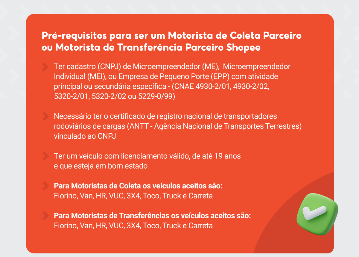 Motoristas Parceiros Shopee | Shopee 2025