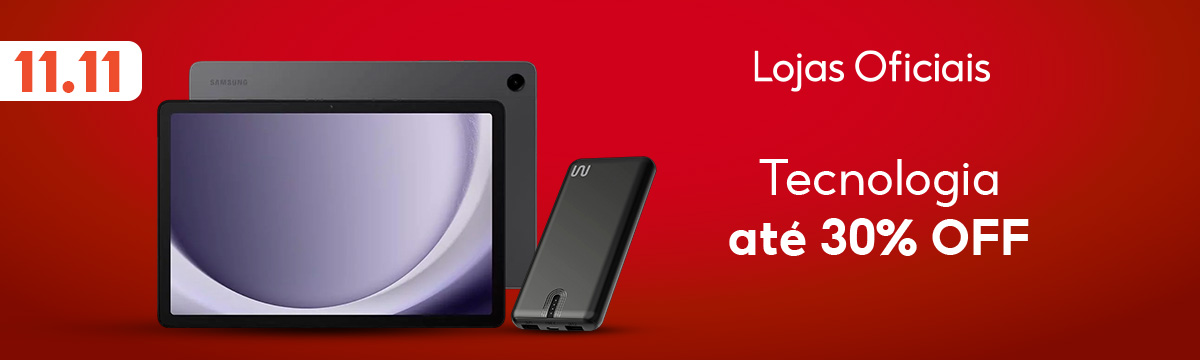 11 do 11. Lojas oficiais, tecnologia até 30 por cento off.