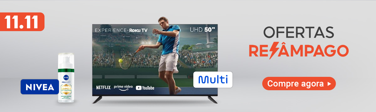 11 do 11. Ofertas Relâmpago. Compre agora.