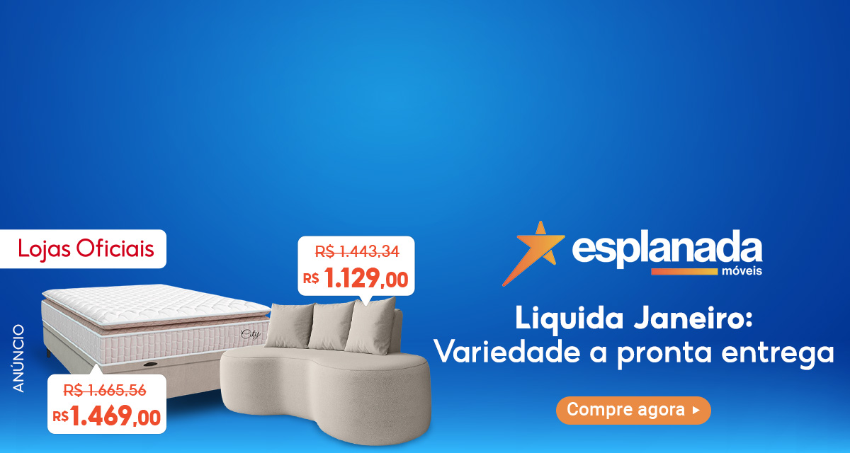 Lojas oficiais. Colchão de 1665 e 56 por 1469. Sofá de 1443 e 34 por 1229. Esplanada móveis. Liquida janeiro: variedade a pronta entrega. Compre agora.