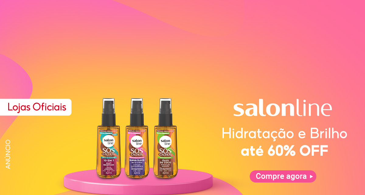 Lojas oficiais. salonline hidratação e brilho até 60 por cento off. compre agora