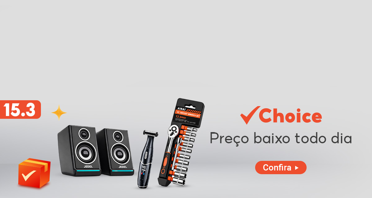15 do 3. choice preço baixo todo dia. confira