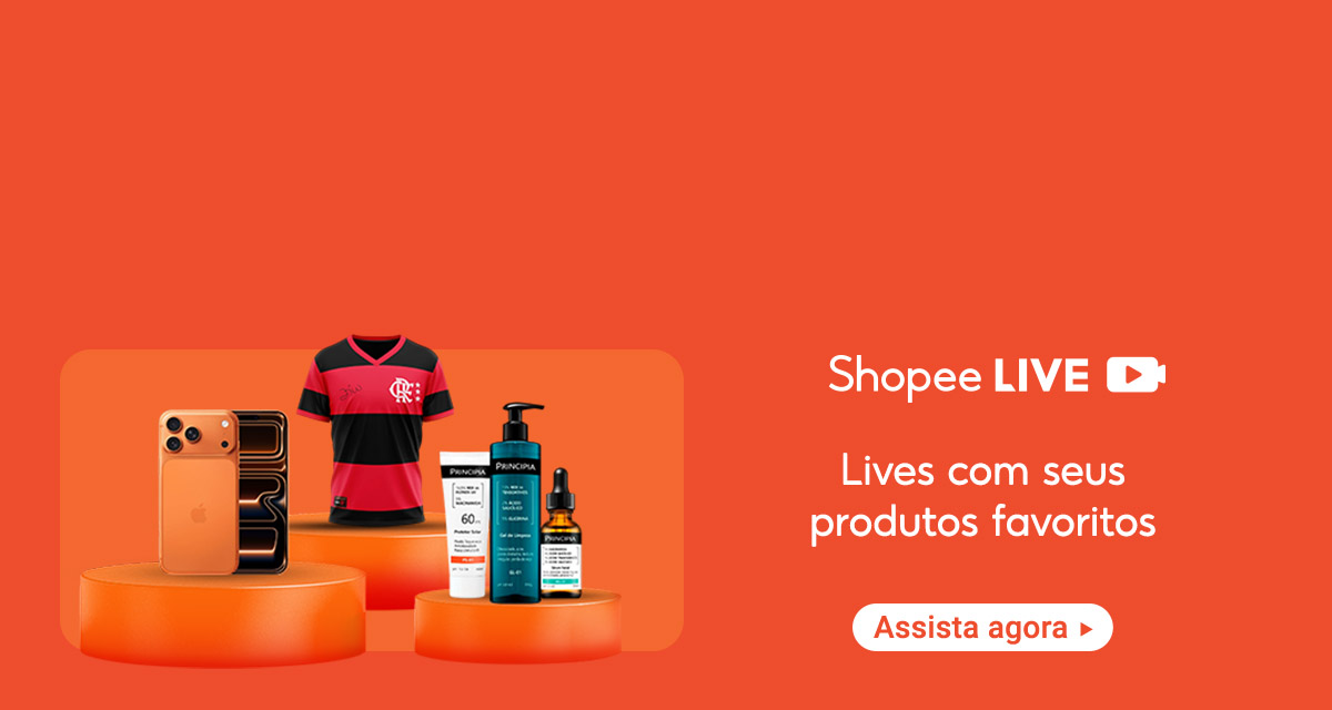 Shopee live. Lives com seus produtos favoritos. Assista agora.