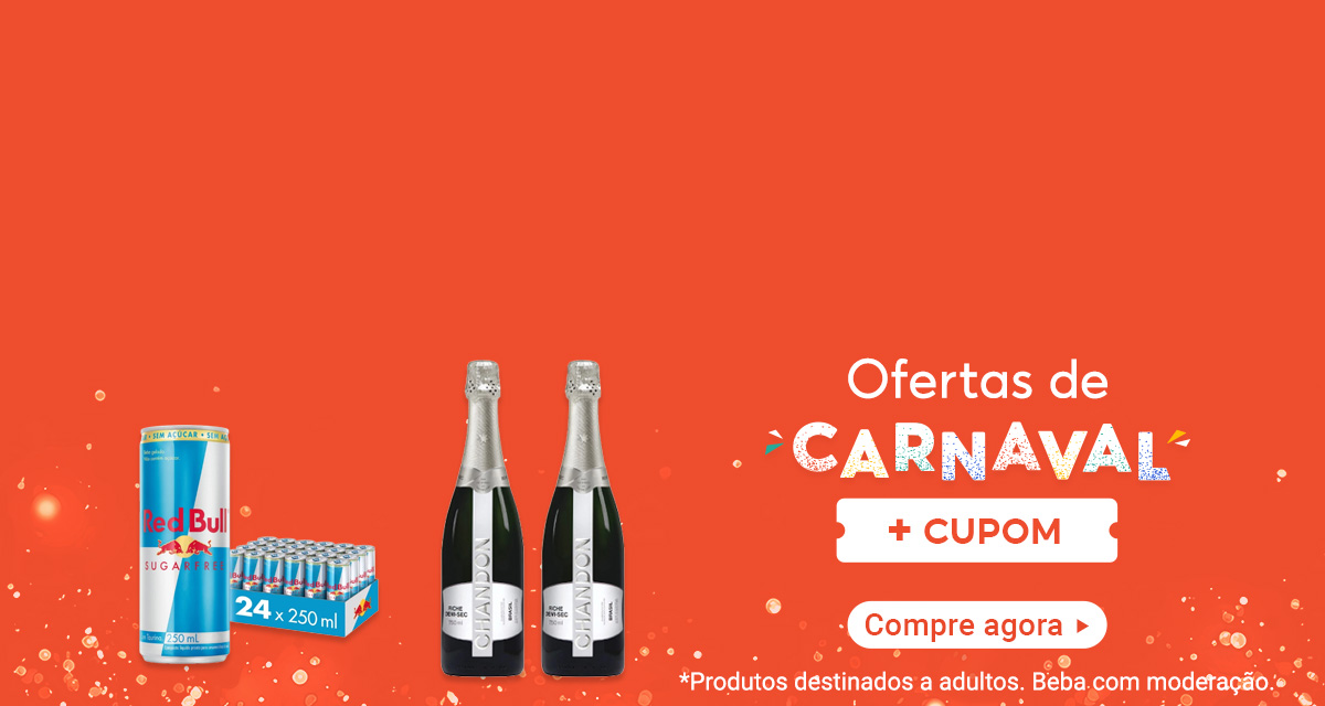 Ofertas de Carnaval. Mais cupom. Compre agora.