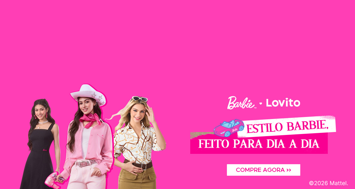 barbie lovito. estilo barbie, feito para dia a dia. compre agora 2026 mattel.