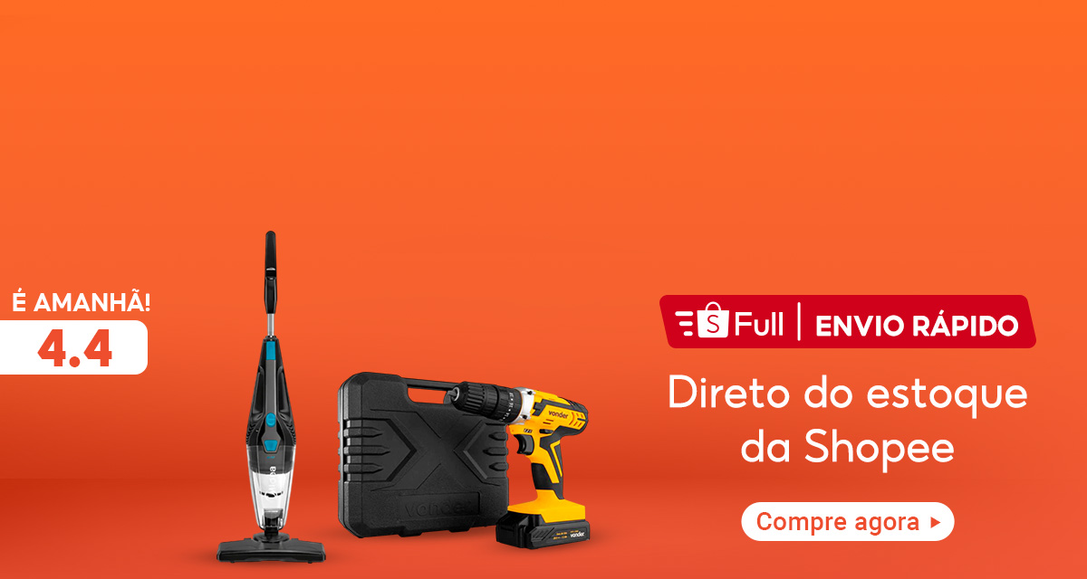 É amanhã! 4 do 4. Full, Envio Rápido. Direto do estoque da Shopee. Compre agora.