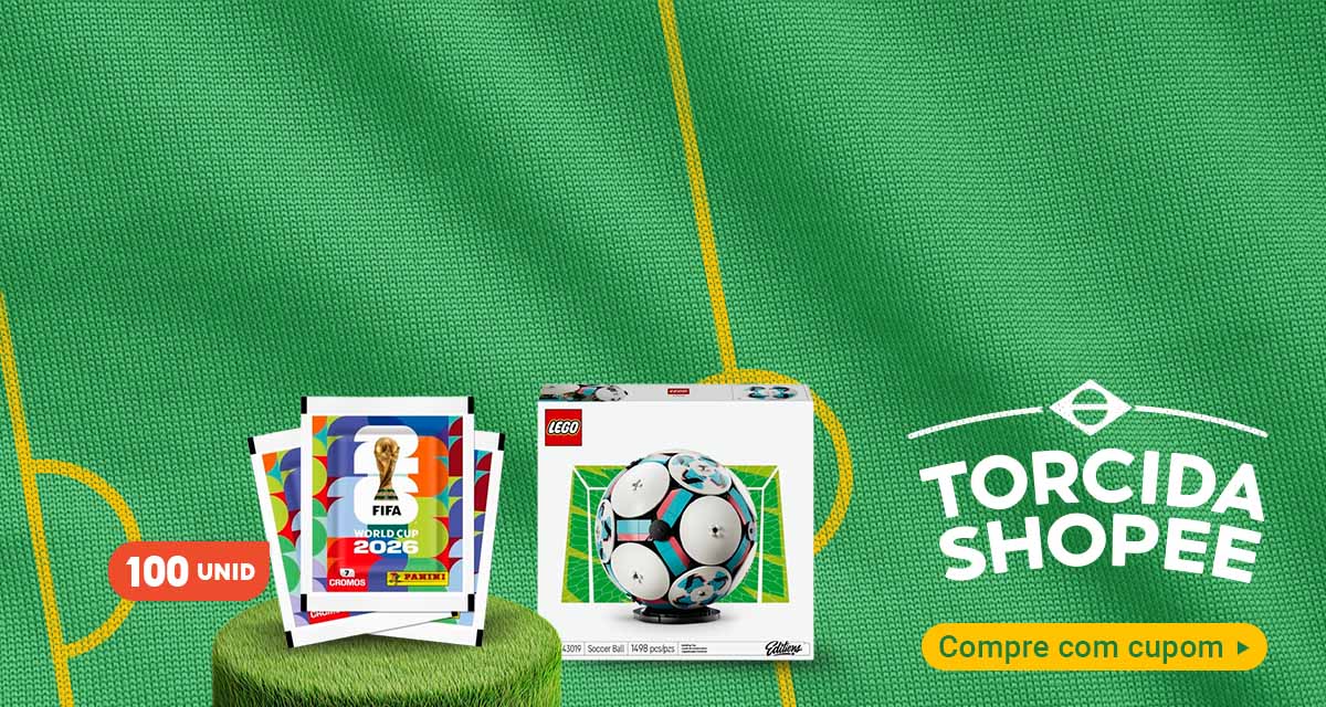 Torcida Shopee. Compre com cupom. 100 Envelopes Copa do Mundo 2026. Lego Editions Bola De Futebol Copa Do Mundo.