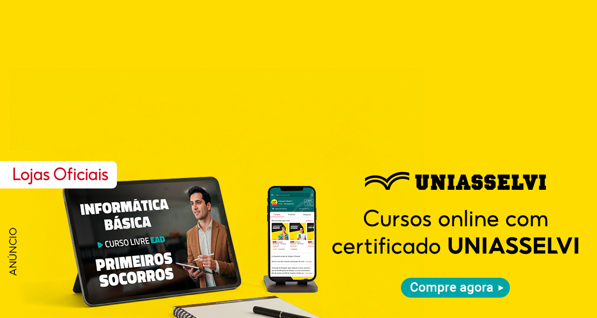 Lojas Oficiais, anúncio. Uniasselvi. Cursos online com certificado Uniasselvi. Compre agora.