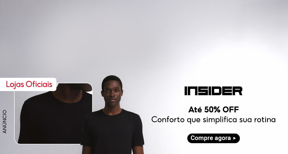 Lojas Oficiais Insider. Até 50 por cento off. Conforto que simplifica sua rotina. Compre agora.