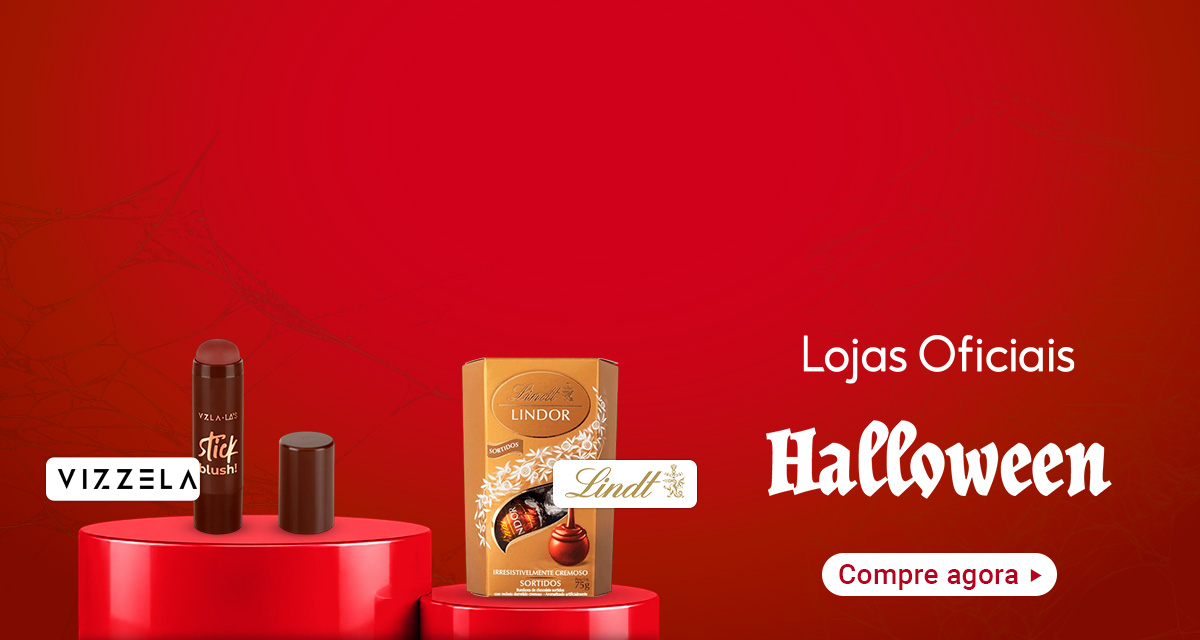 Lojas Oficiais Halloween. Blush em bastão Vizzela Stick Blush! e caixa de chocolates Lindt Lindor Sortidos. Compre agora.