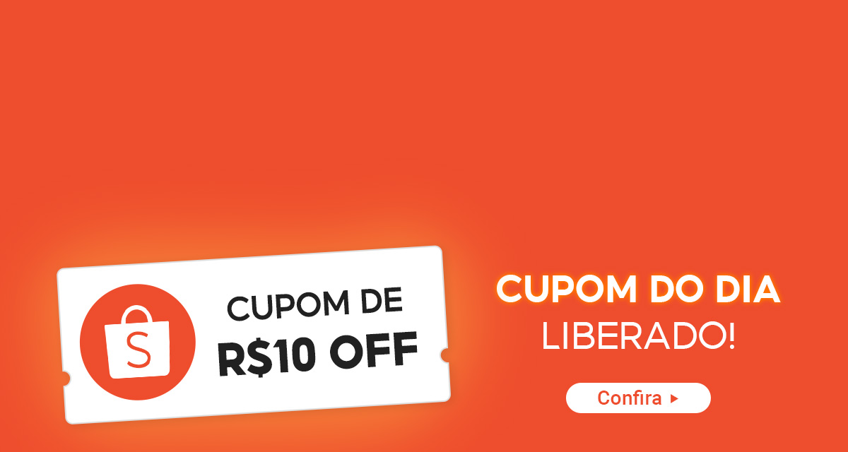 Cupom do dia liberado! Cupom de 10 reais off. Confira