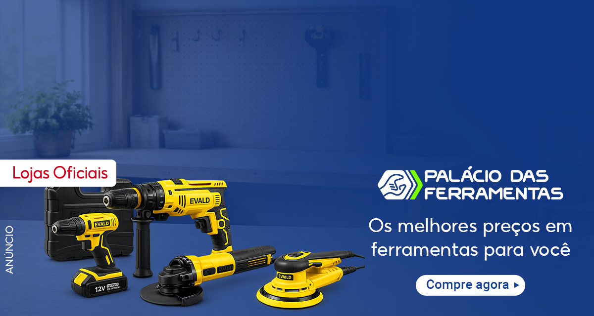 Anúncio. Lojas oficiais. Palácio das Ferramentas. Os melhores preços em ferramentas para você. Compre agora. 