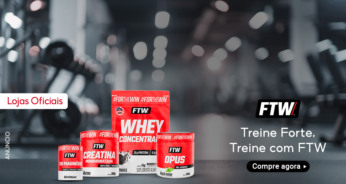 Lojas oficiais. FTW. Treine forte, treine com FTW. Compre agora.
