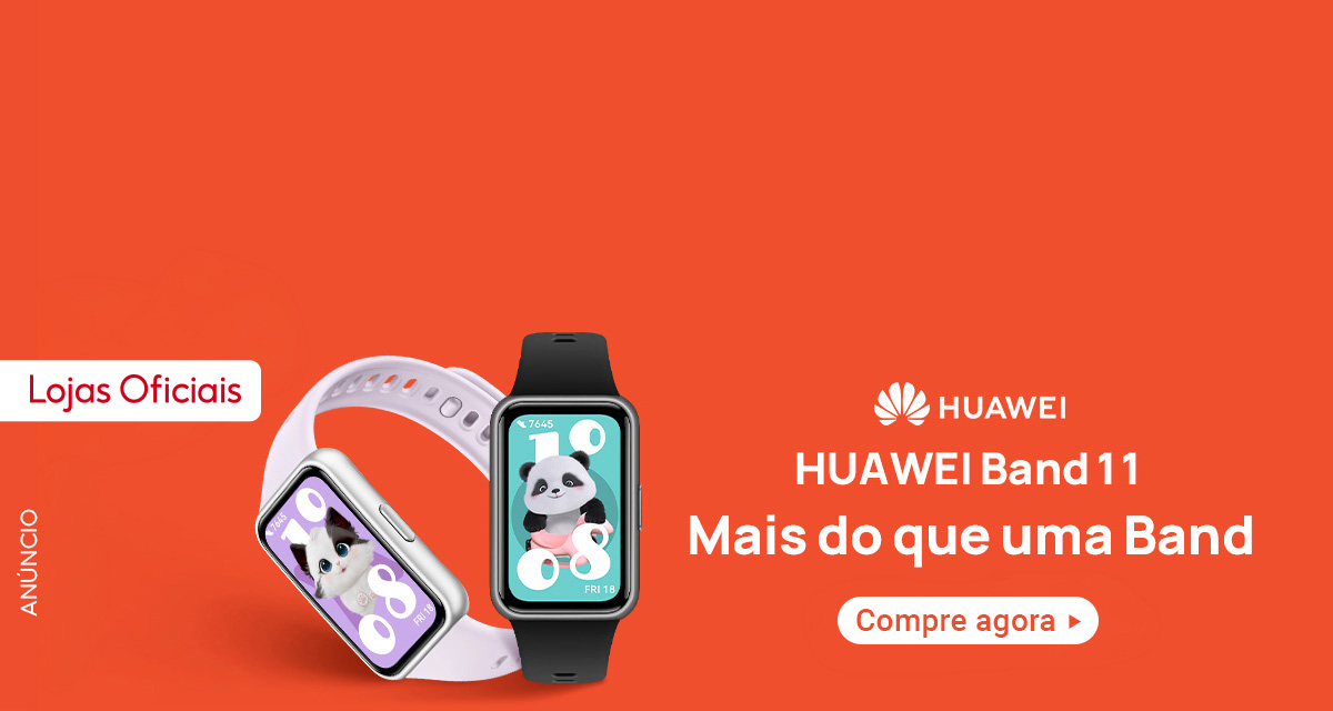 Lojas oficiais. Huawei Band 11. Mais do que uma Band. Compre agora.