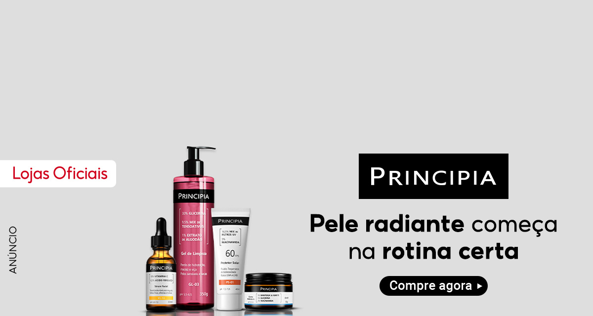 Lojas Oficiais. Principia. Pele radiante começa na rotina certa. Compre agora.