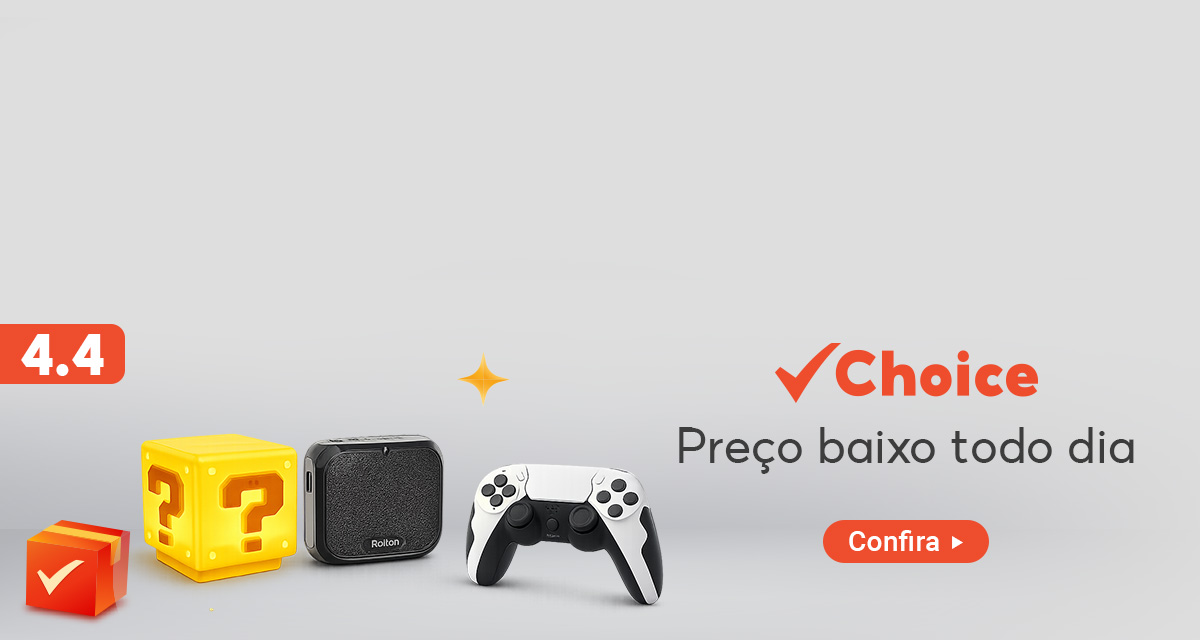 4 do 4. Choice. Preço baixo todo dia.