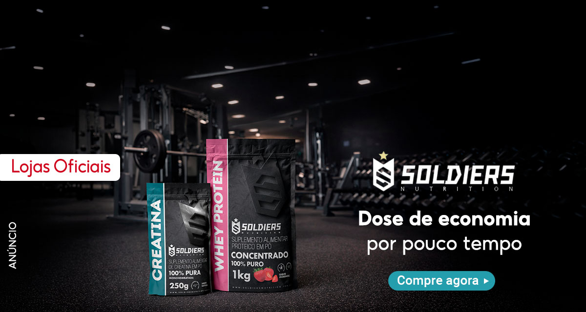 Lojas oficiais. Soldiers nutrition. Dose de economia por pouco tempo. Compre agora.