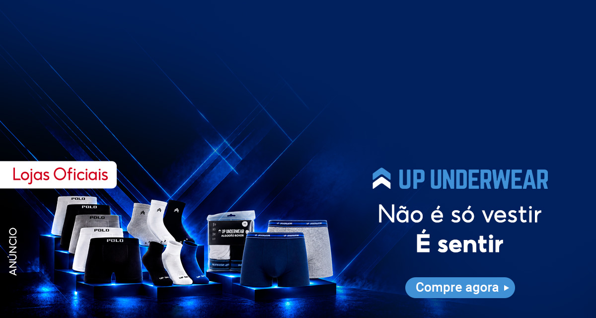 Lojas Oficiais. UP UNDERWEAR: Não é só vestir, é sentir. Compre agora.