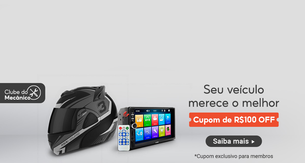 Clube do mecânico. Seu veículo merece o melhor. Cupom de 100 reais off. Saiba mais.