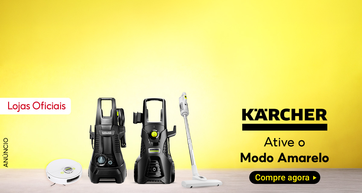 Anúncio. Lojas Oficiais. Kärcher. Ative o modo amarelo.Compre agora. 